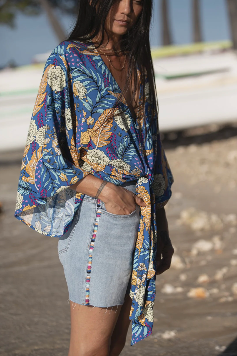 Tribal | Brooke Girlfriend Short W/side
