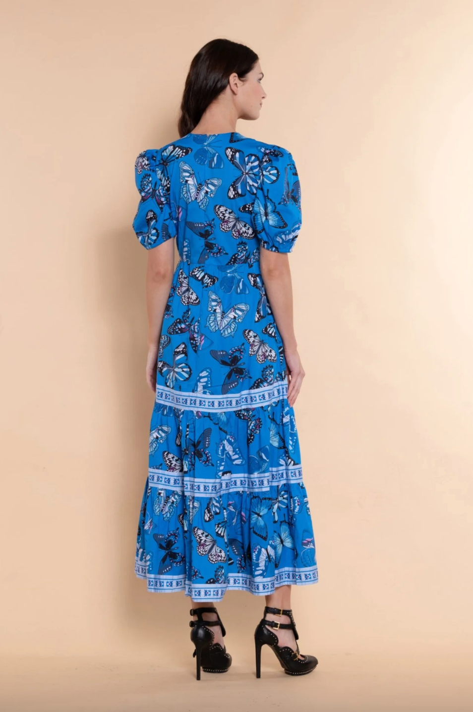 Sheridan French Margot Dress in sapphire, stylish women’s dress with elegant design, perfect for casual or formal occasions.