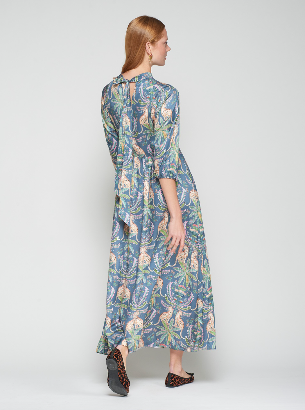 Vilagallo | Leopards and Palm Trees Dress