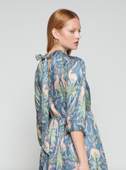 Vilagallo | Leopards and Palm Trees Dress