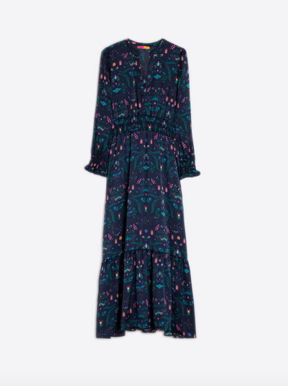 Vilagallo | Navy Print Insects Top