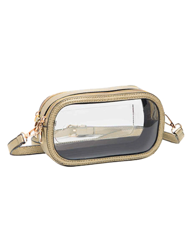 Golden Stella | Rectangle Clear Crossbody