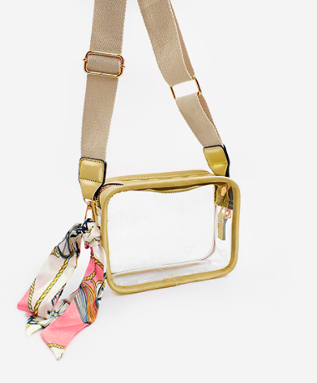 Golden Stella | Clear Mini Stadium Bag