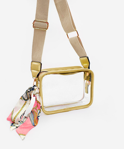 Golden Stella | Clear Mini Stadium Bag