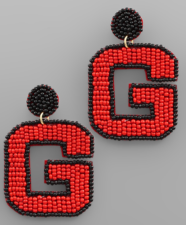 Golden Stella | Georgia Gameday Earring