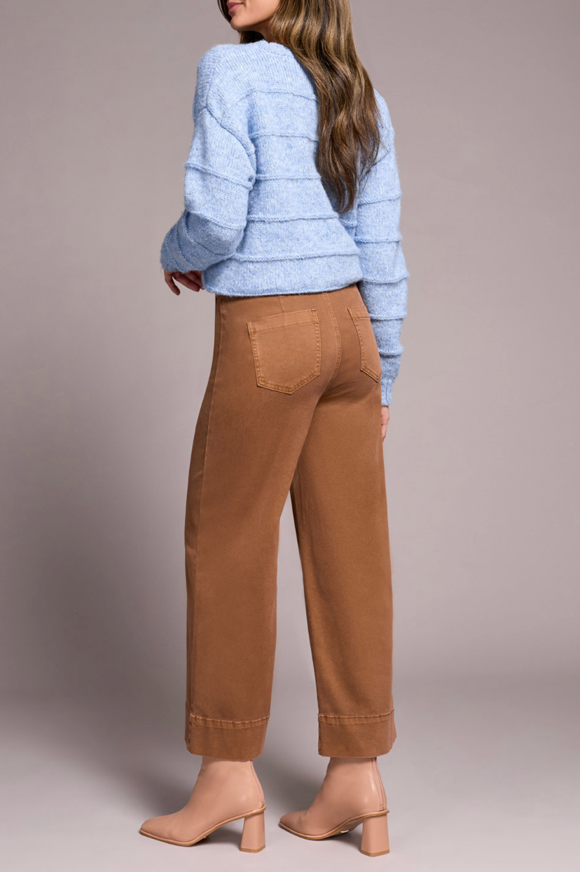 Tribal | High Rise Fly Frt Palazzo W/ W