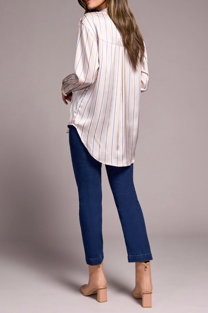 Tribal | Shirt W/ Cuts-beige