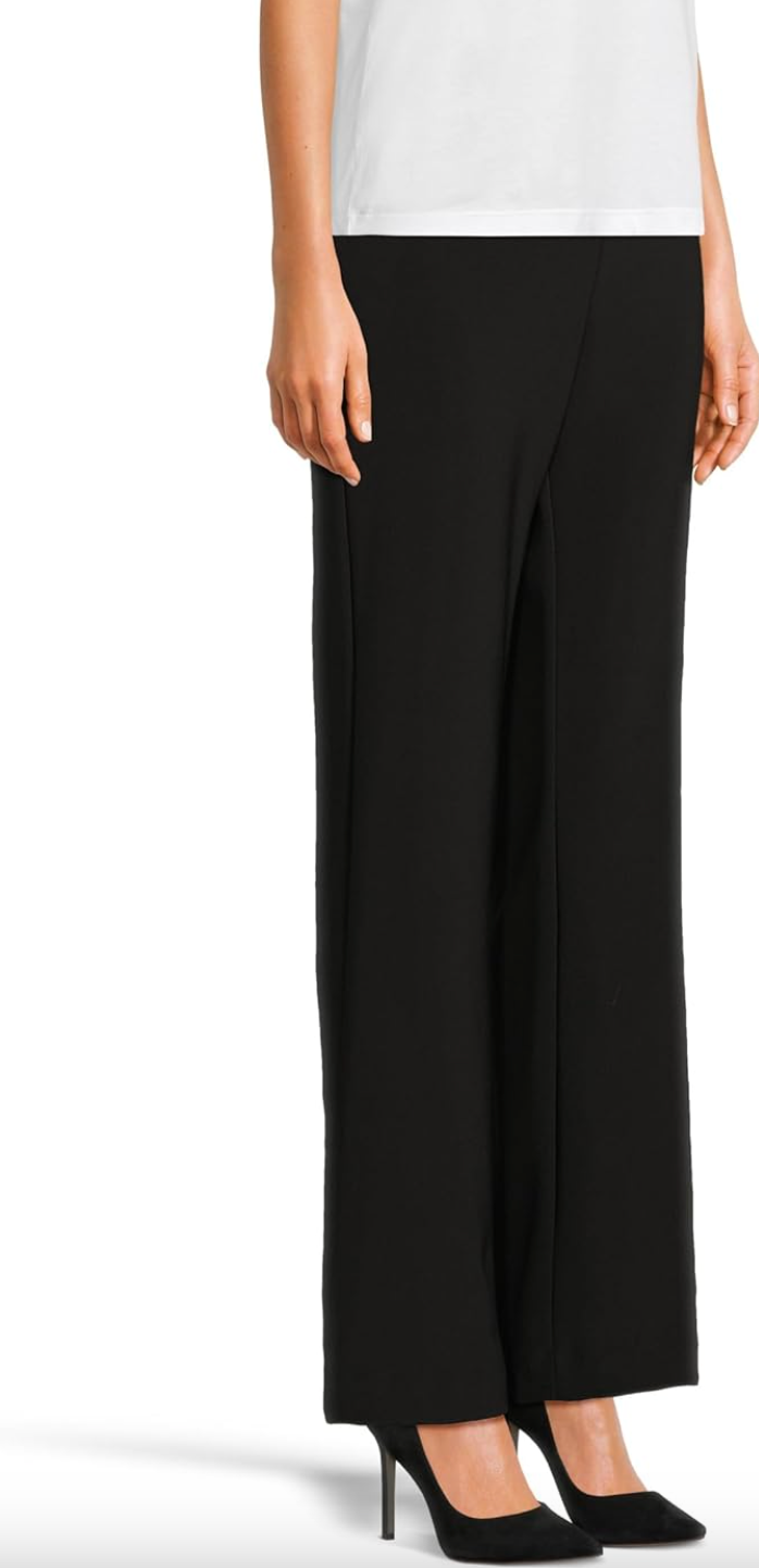 KRAZY LARRY wide ankle pants featuring a relaxed fit, tailored waistband, and full-length design in a versatile fabric.
