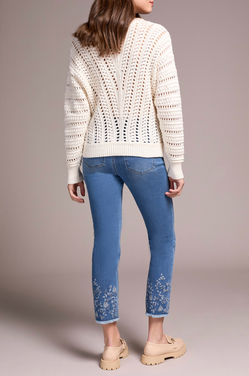 Tribal | Crew Neck Swtr W/special Wash