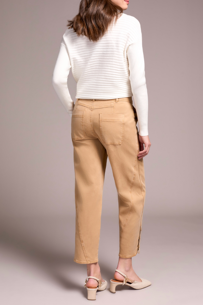Tribal | Fly Frt Ankle Pant W/ Btn Vent