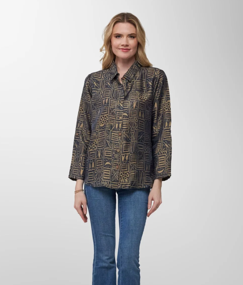Too Fan | Print Top