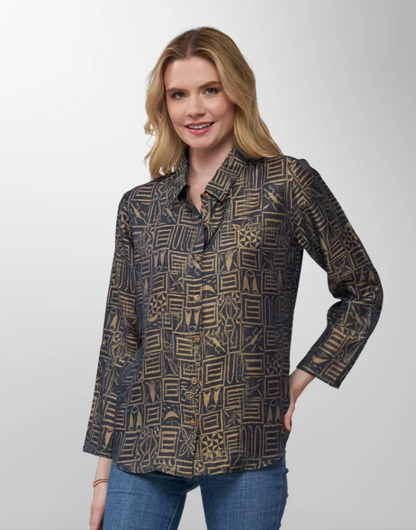 Too Fan | Print Top