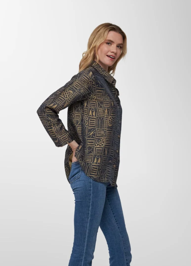 Too Fan | Print Top
