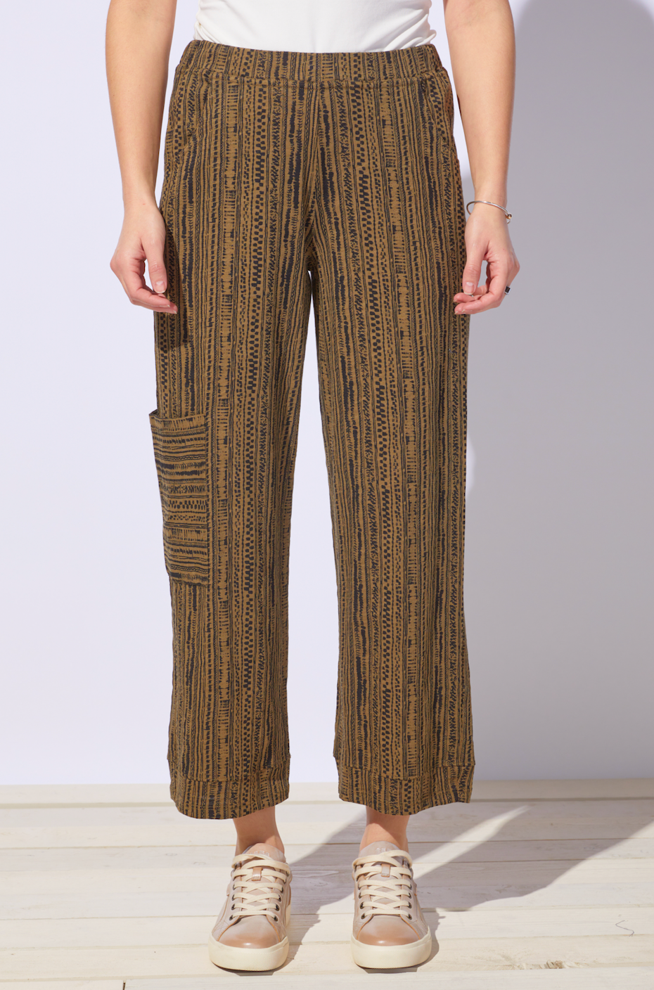 Escape By Hab | Stripe Cotton Slub J Pocket An