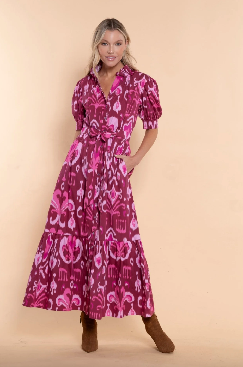 Sheridan French | Birdie Dress - Merlot