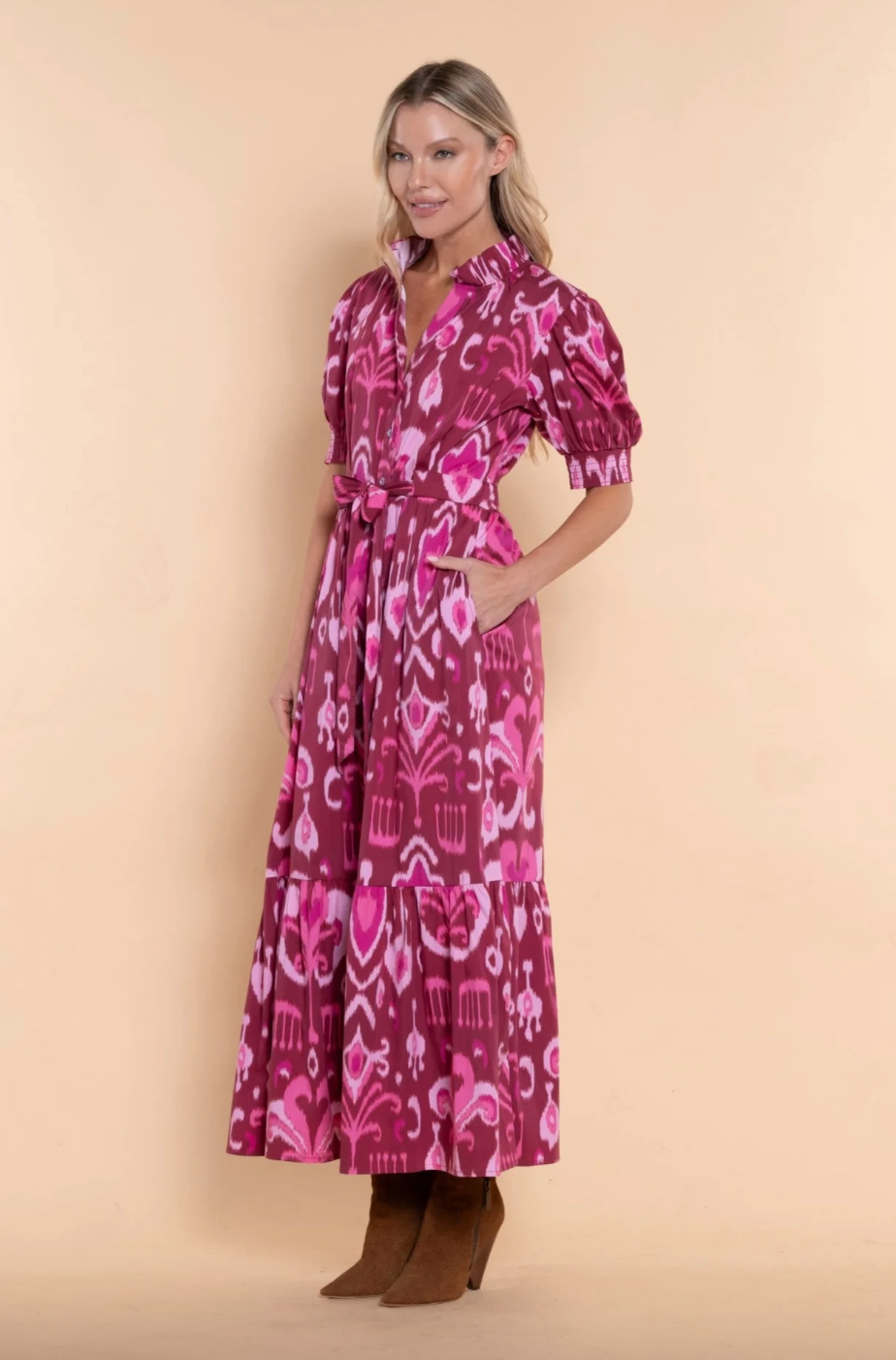 Sheridan French | Birdie Dress - Merlot