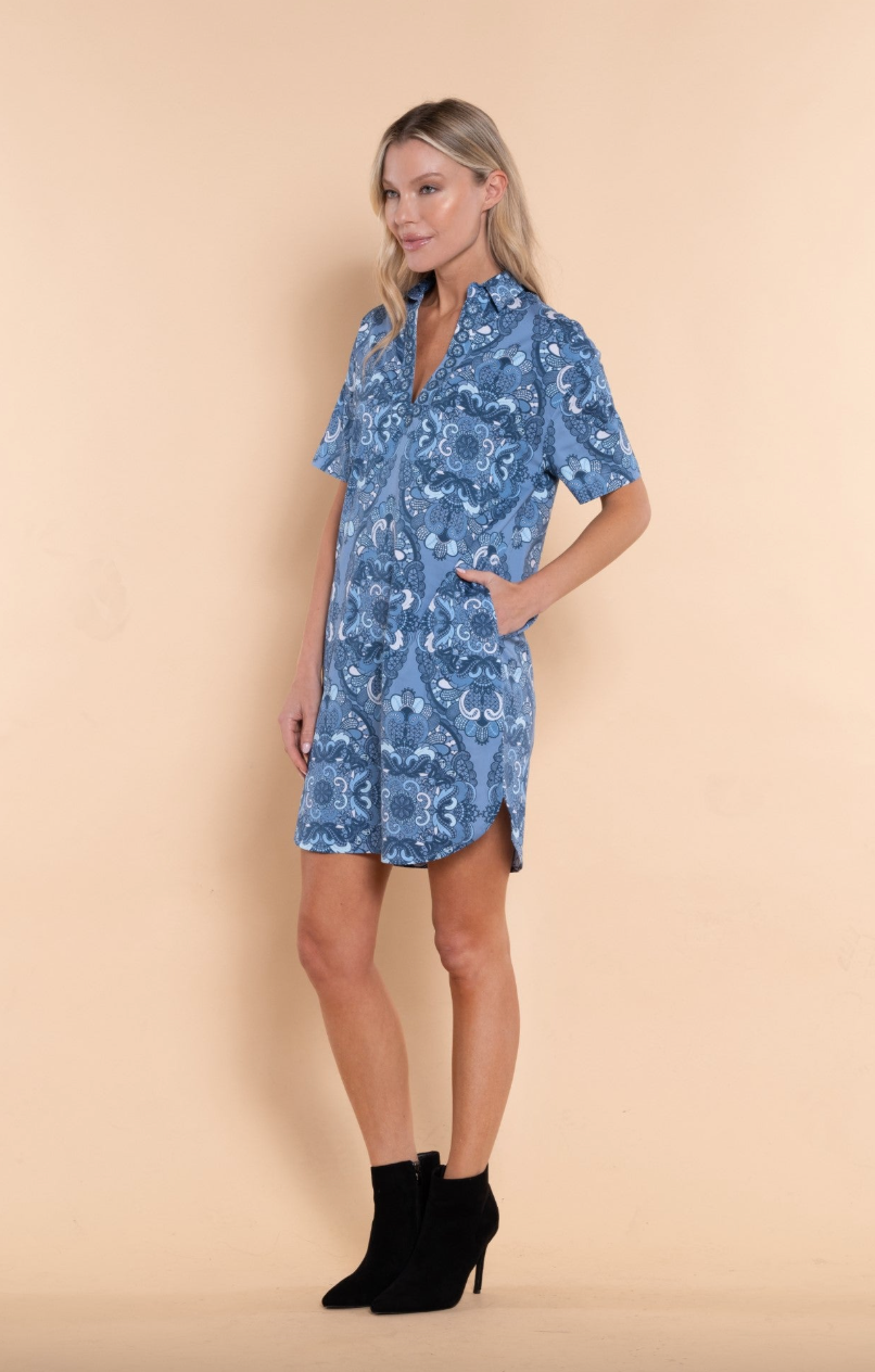 Sheridan French | Rhodes Dress - Lapis