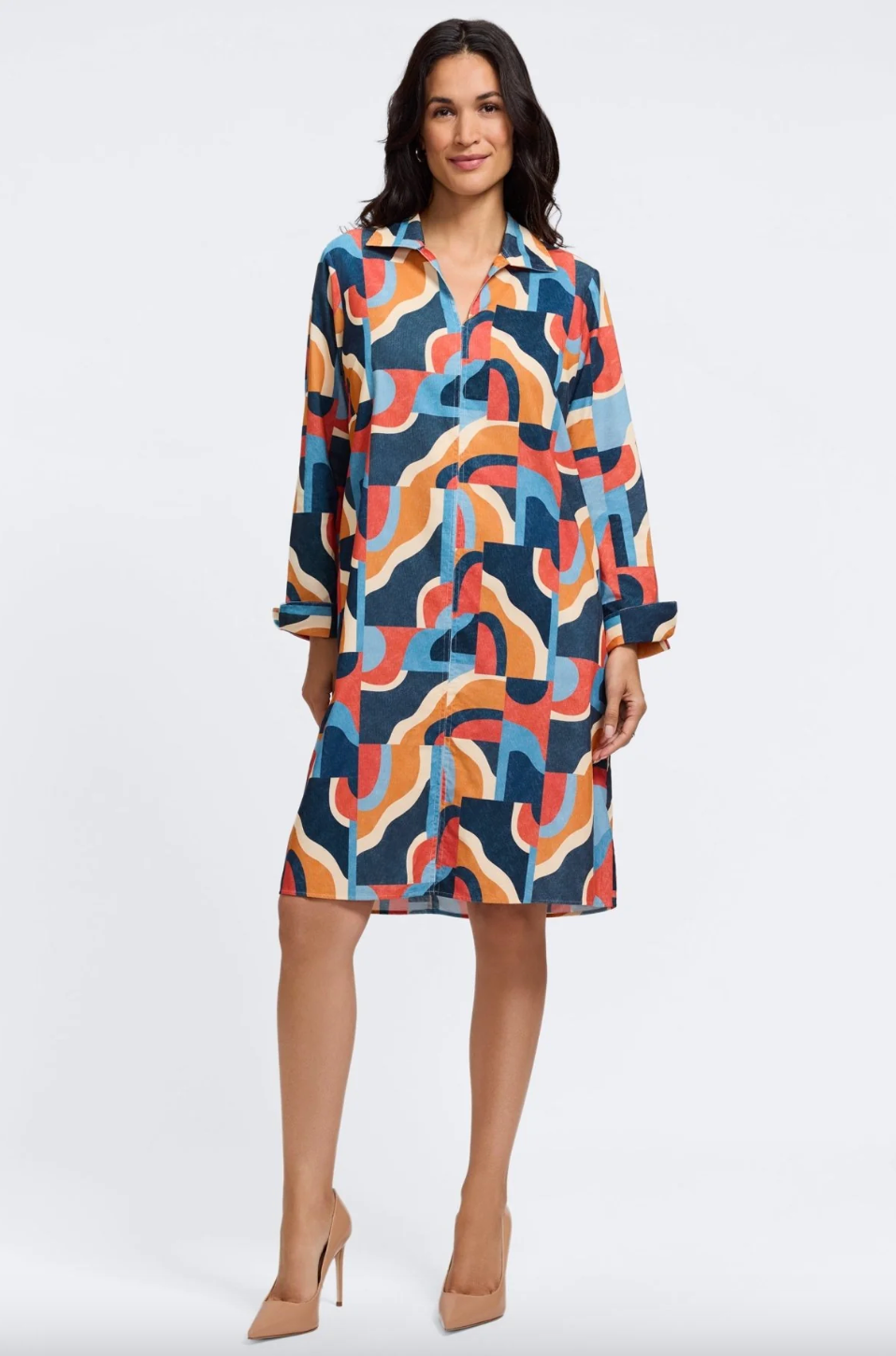 Foxcroft | Agnes L/s Dress