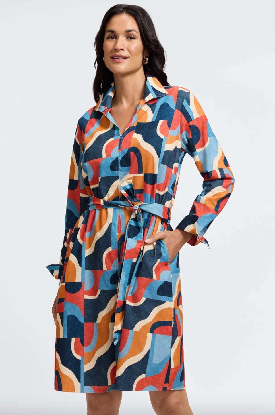 Foxcroft | Agnes L/s Dress