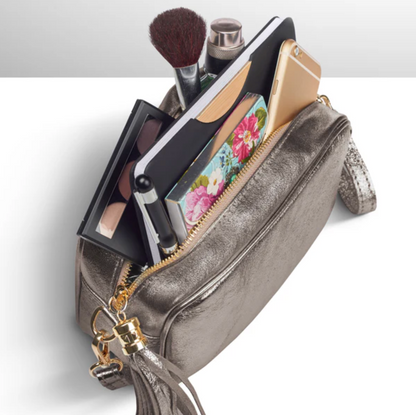 Takeasy | Metallic Leather Crossbody