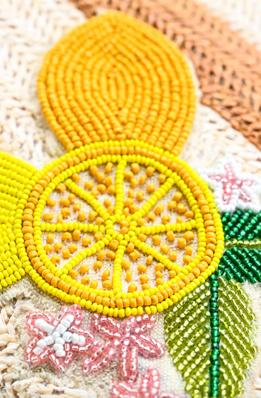 America&amp;beyond | Make Lemonade Raffia Tote