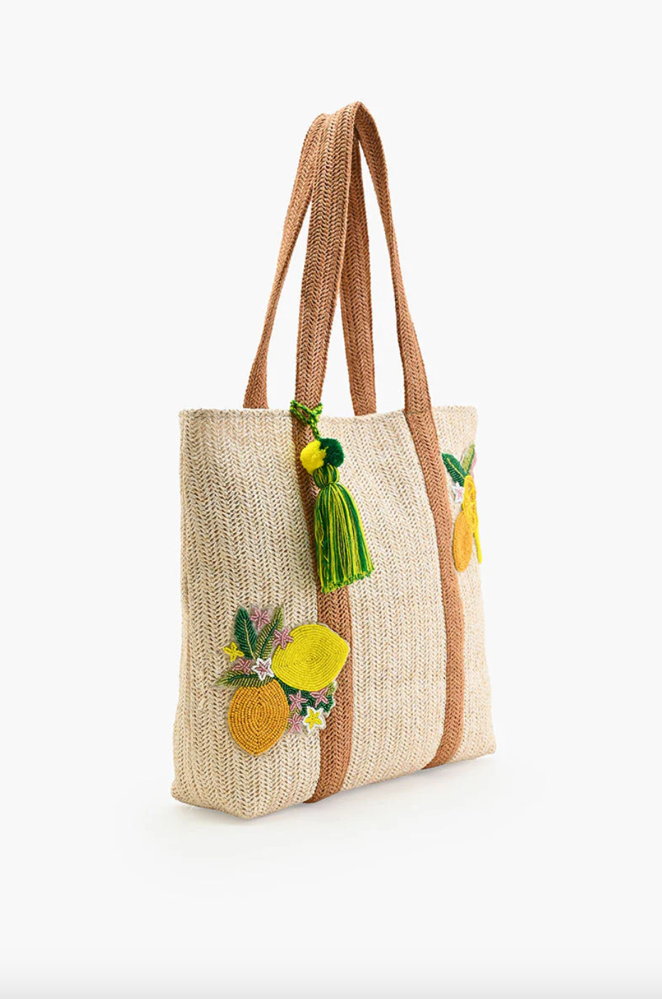 America&amp;beyond | Make Lemonade Raffia Tote