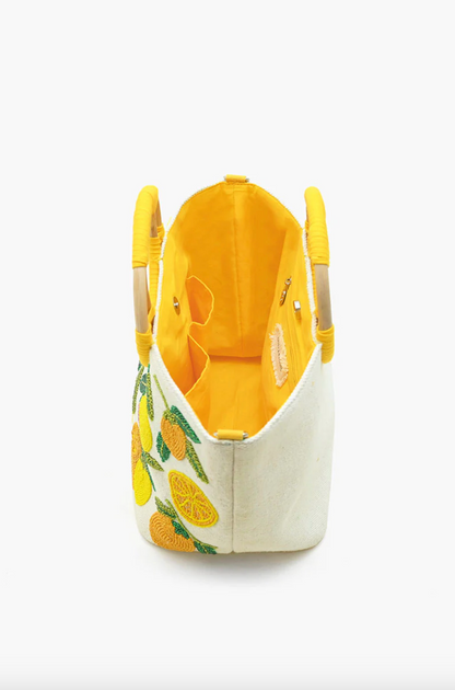 America&amp;beyond | Make Lemonade Tote Wicker