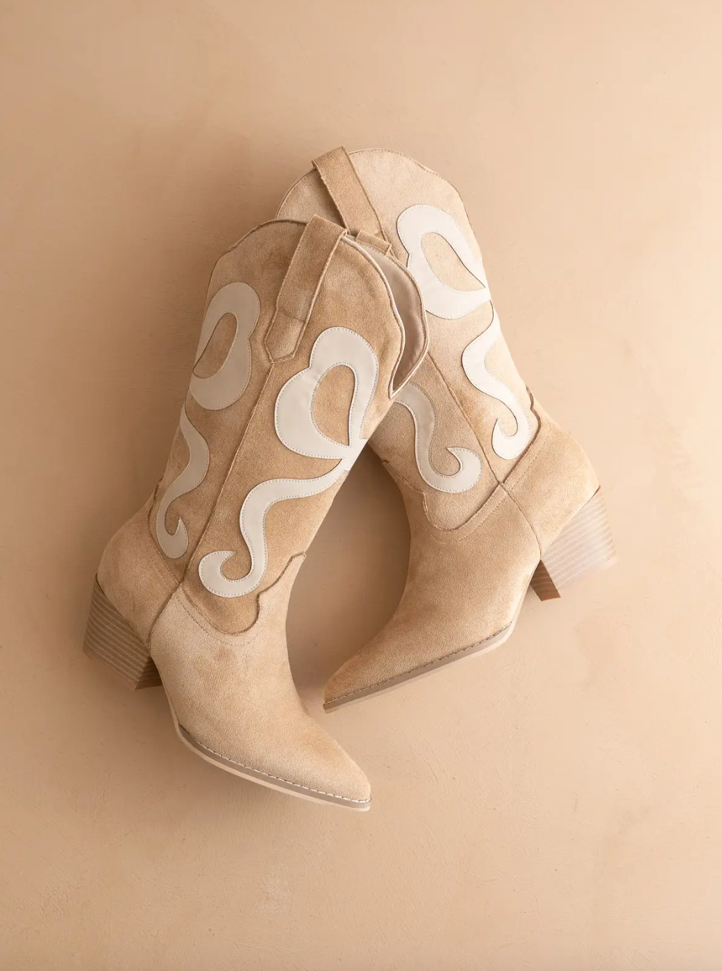 Oasis | Almond Western Bow Boots