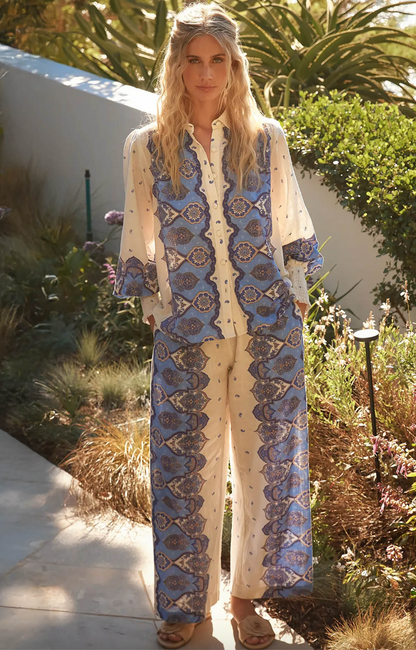 Miss June | Tais Pant Blue