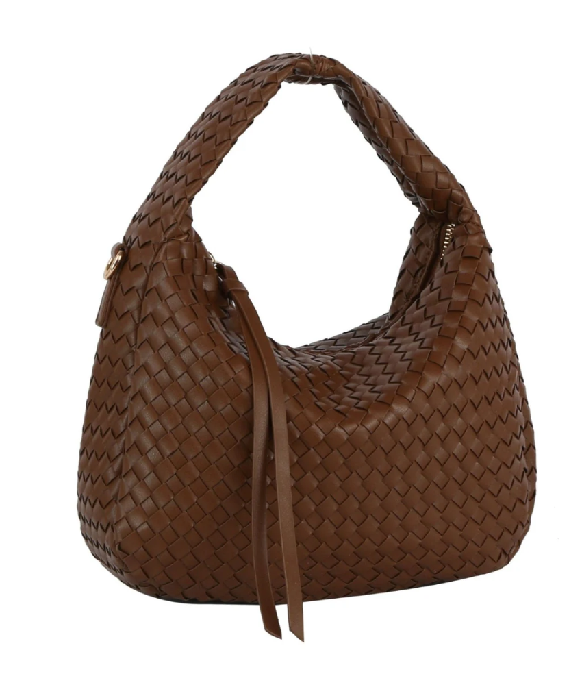 Evelyne Talman | Alison Hobo Woven Bag