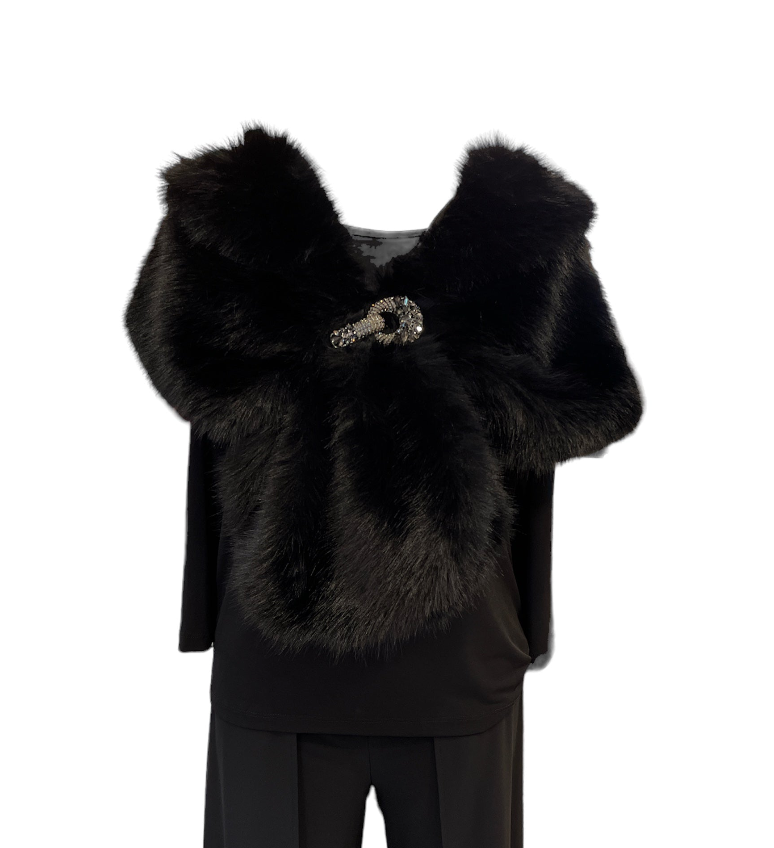 Joseph Ribkoff | Faux Fur Wrap