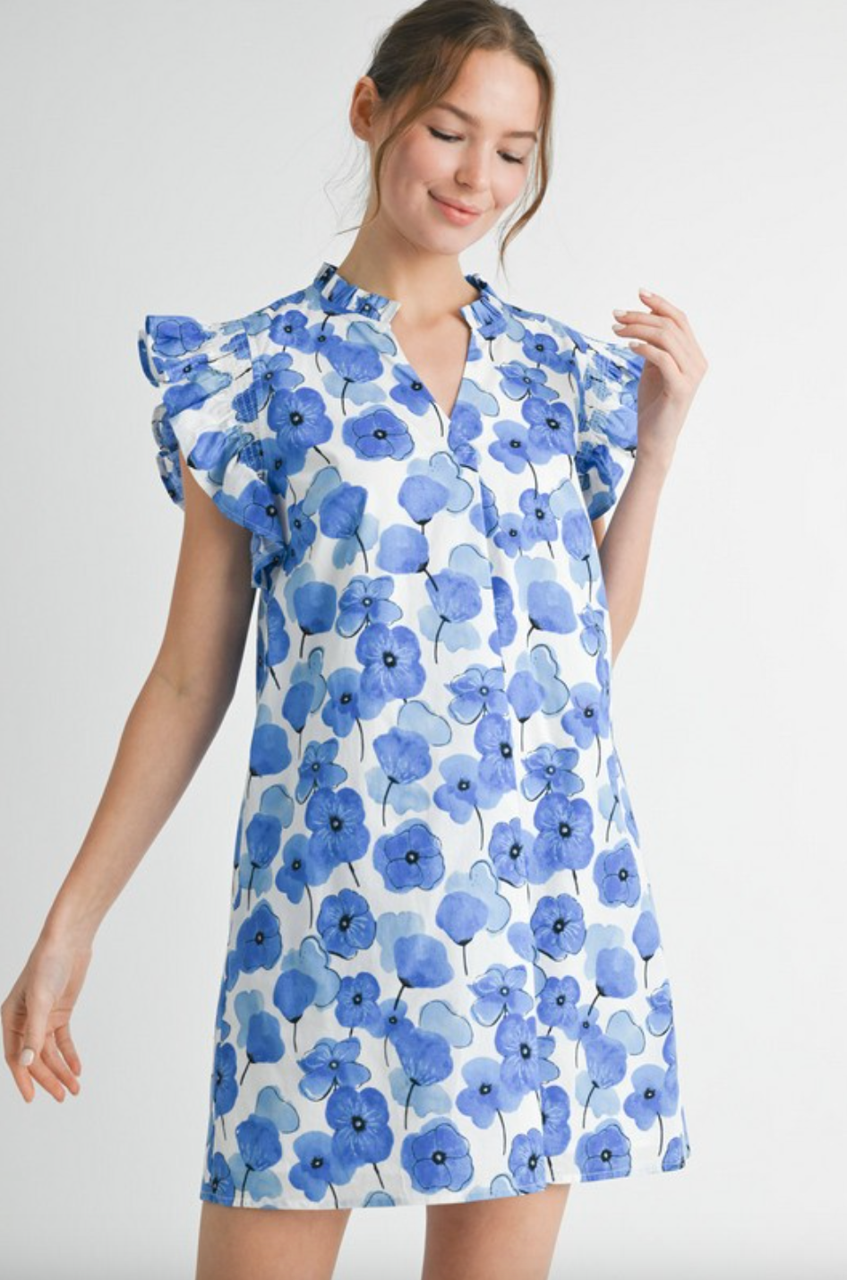Cloister Collec | Floral Short Sleeve Dress