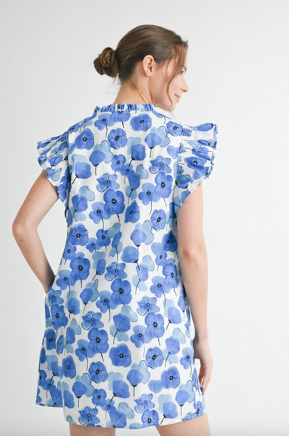 Cloister Collec | Floral Short Sleeve Dress