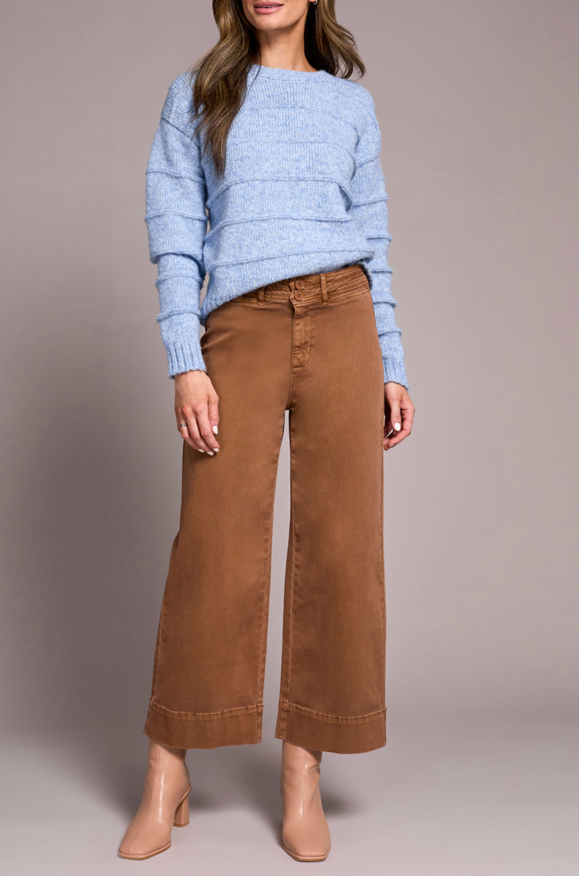 Tribal | High Rise Fly Frt Palazzo W/ W