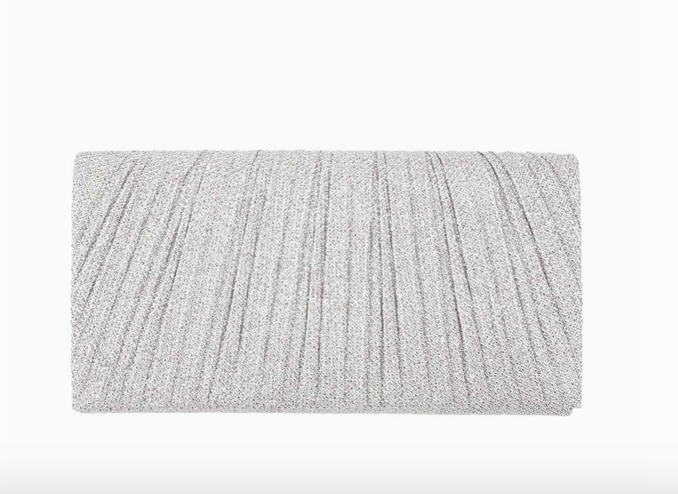 Anb Fashion | Brit Metallic Pleated Clutch