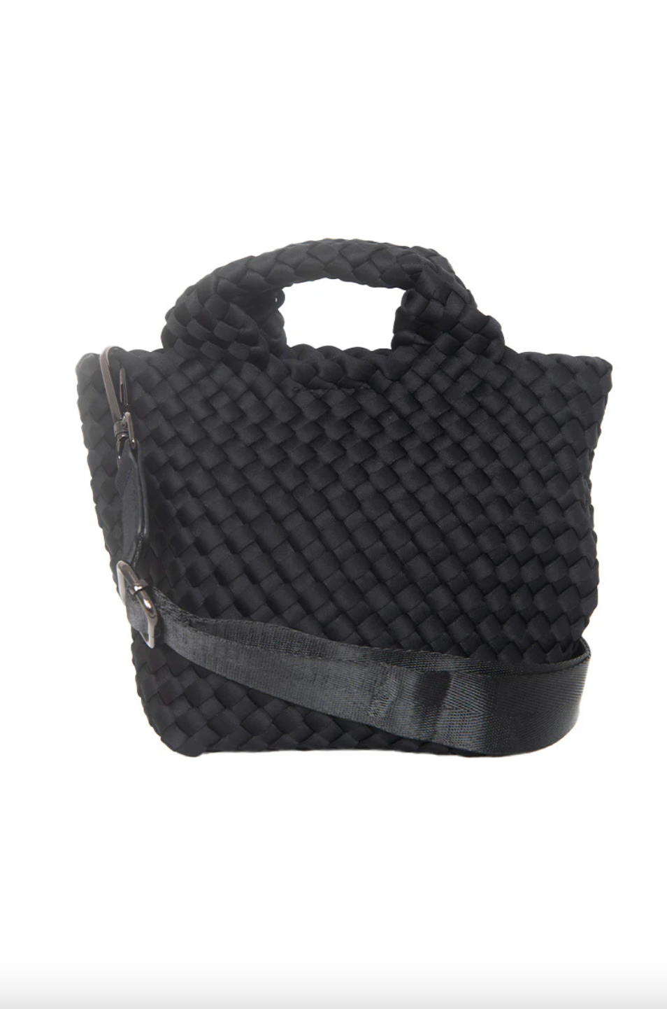 KATYDID neoprene braided clutch handbag with sleek design and textured braided detail, perfect for stylish evening or casual use.