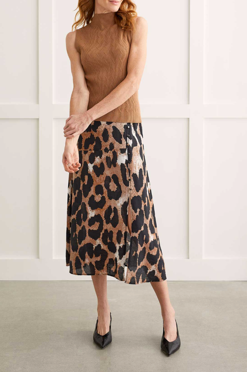 Tribal | Sleevless Mock Neck | Tribal | Cloister Collection Designer Fashion