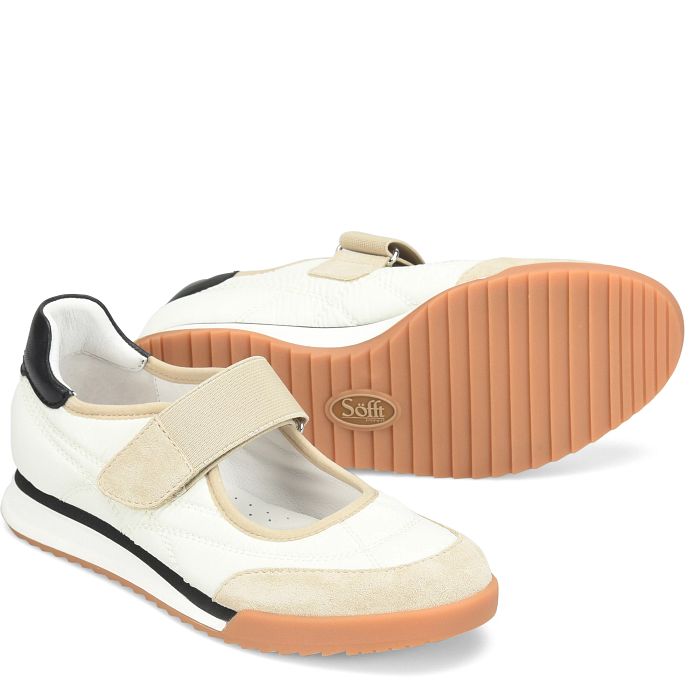 Ballet style sneaker Sofft Kelly Biscuit/Off White style SF0131105