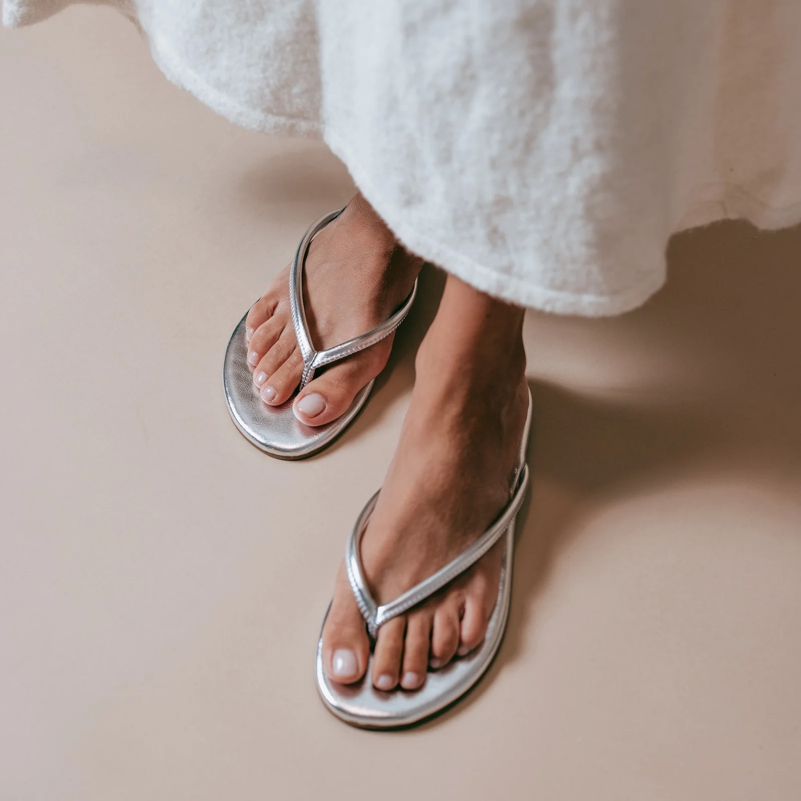 Women’s Solei Sea VIVIE - METALLIC SILVER flip flops