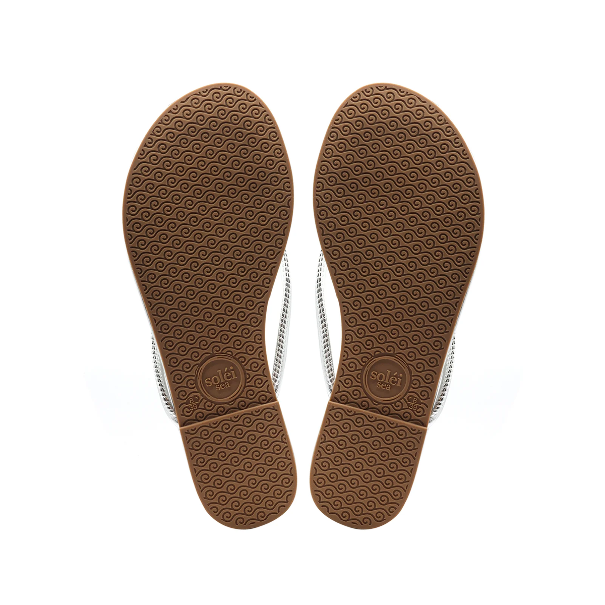 Women’s Solei Sea VIVIE - METALLIC SILVER flip flops