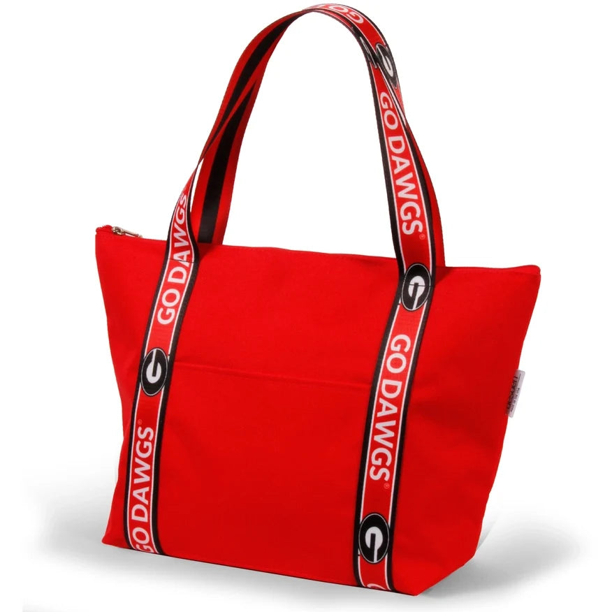 UGA football Georgia Bulldogs Sophie Tote red tote bag with &