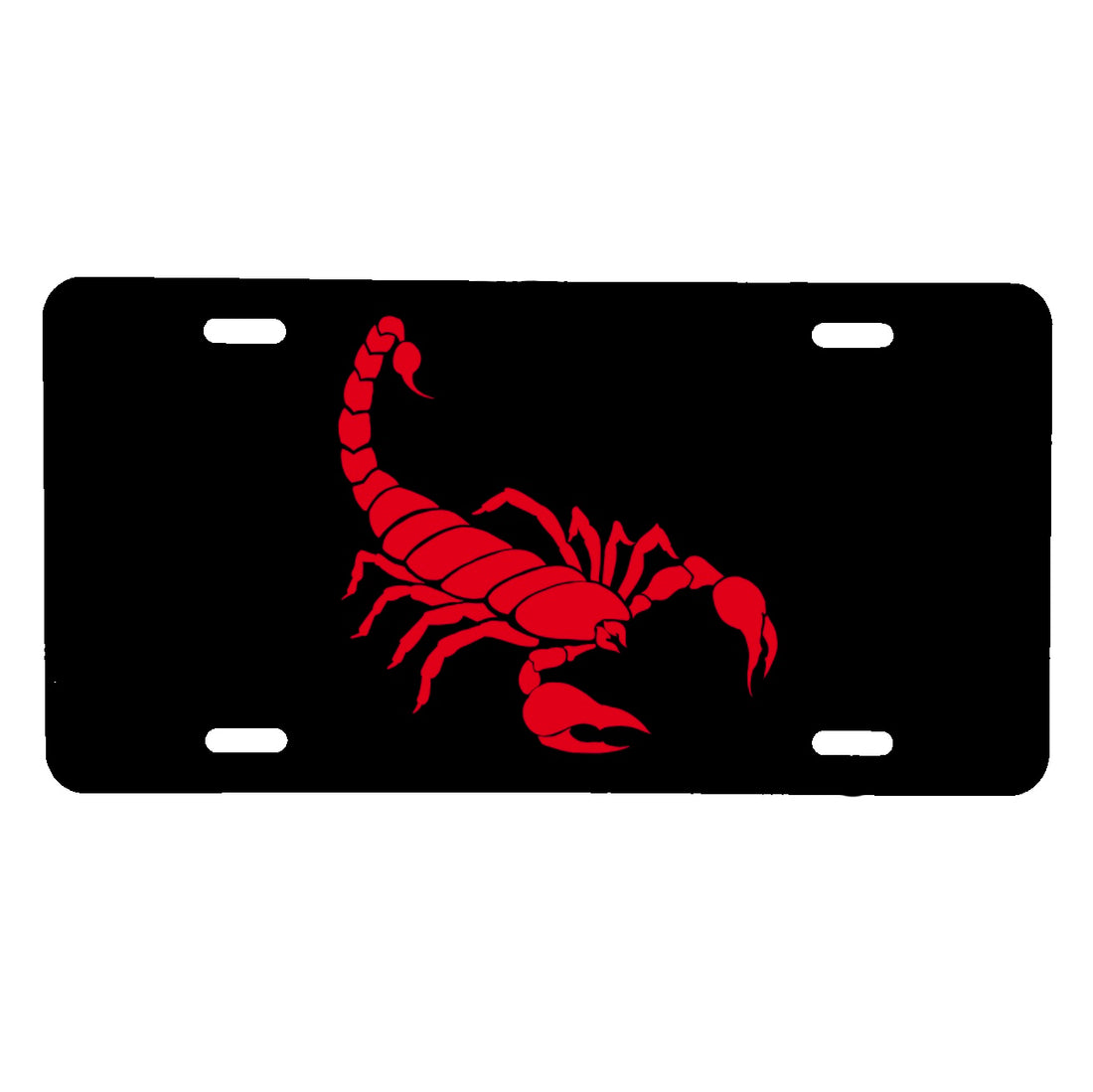 Scorpion Licence Plate