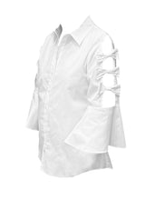 Load image into Gallery viewer, Ravel | White Bow Blouse
