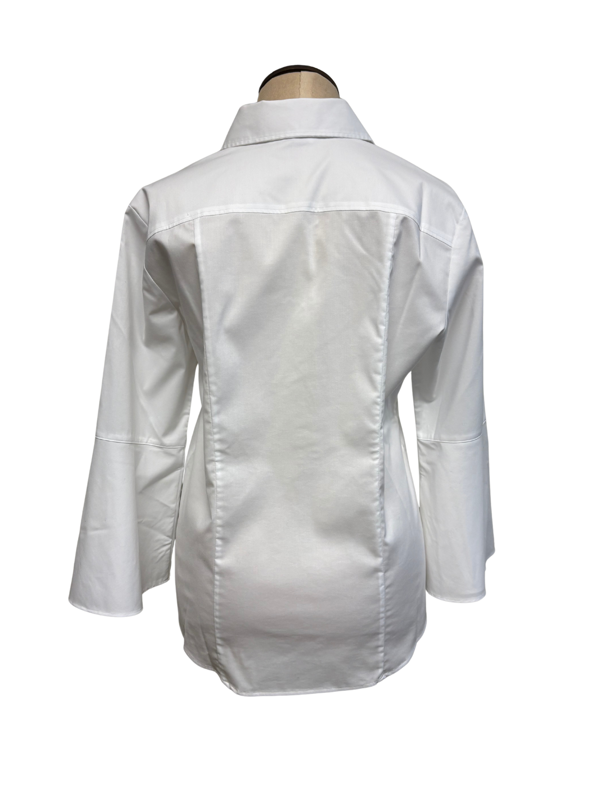 The Adriana Blouse 3/4 Sleeve in White