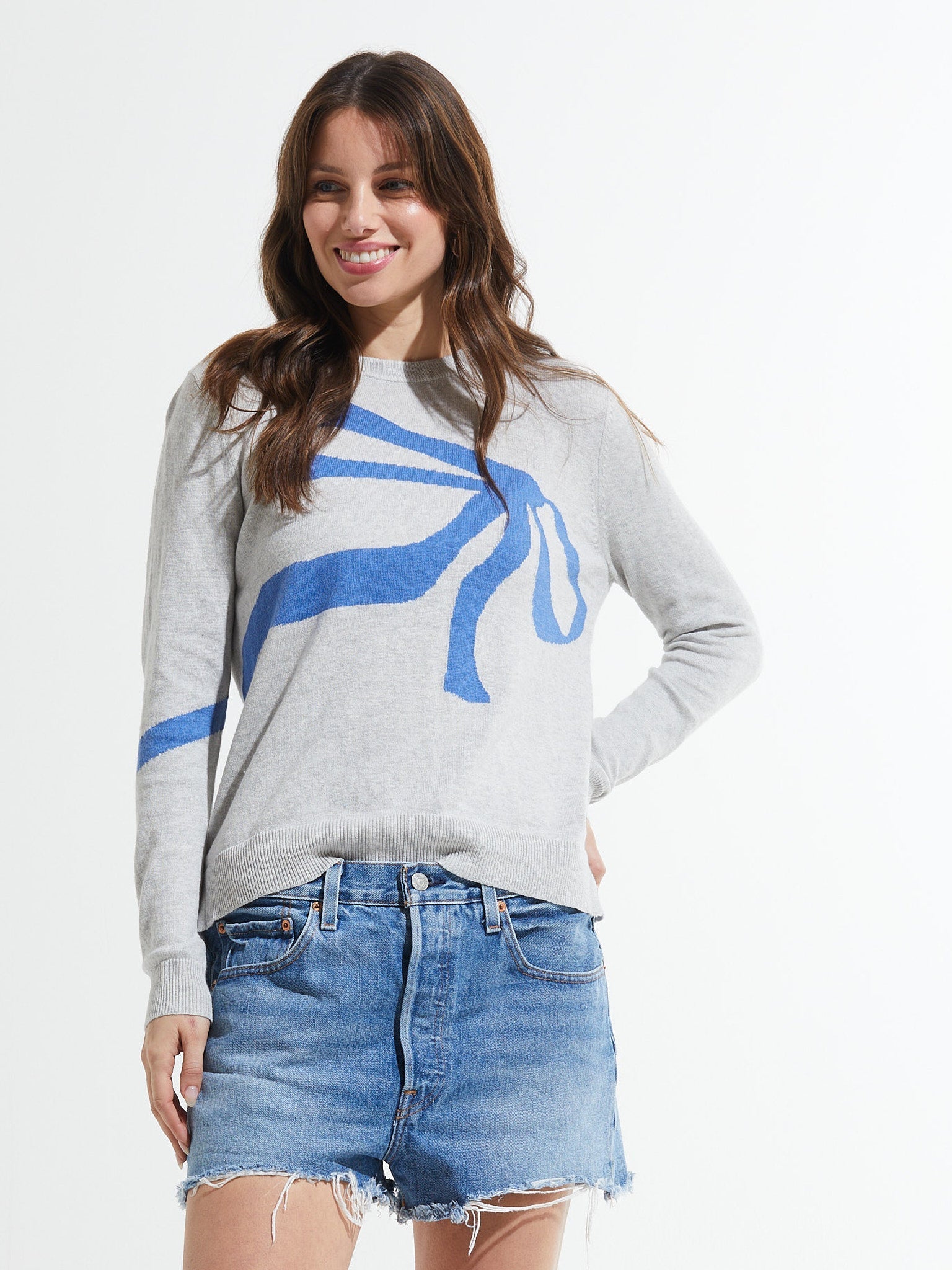 Zaket&amp; Plover | Bow Pull over Sweater