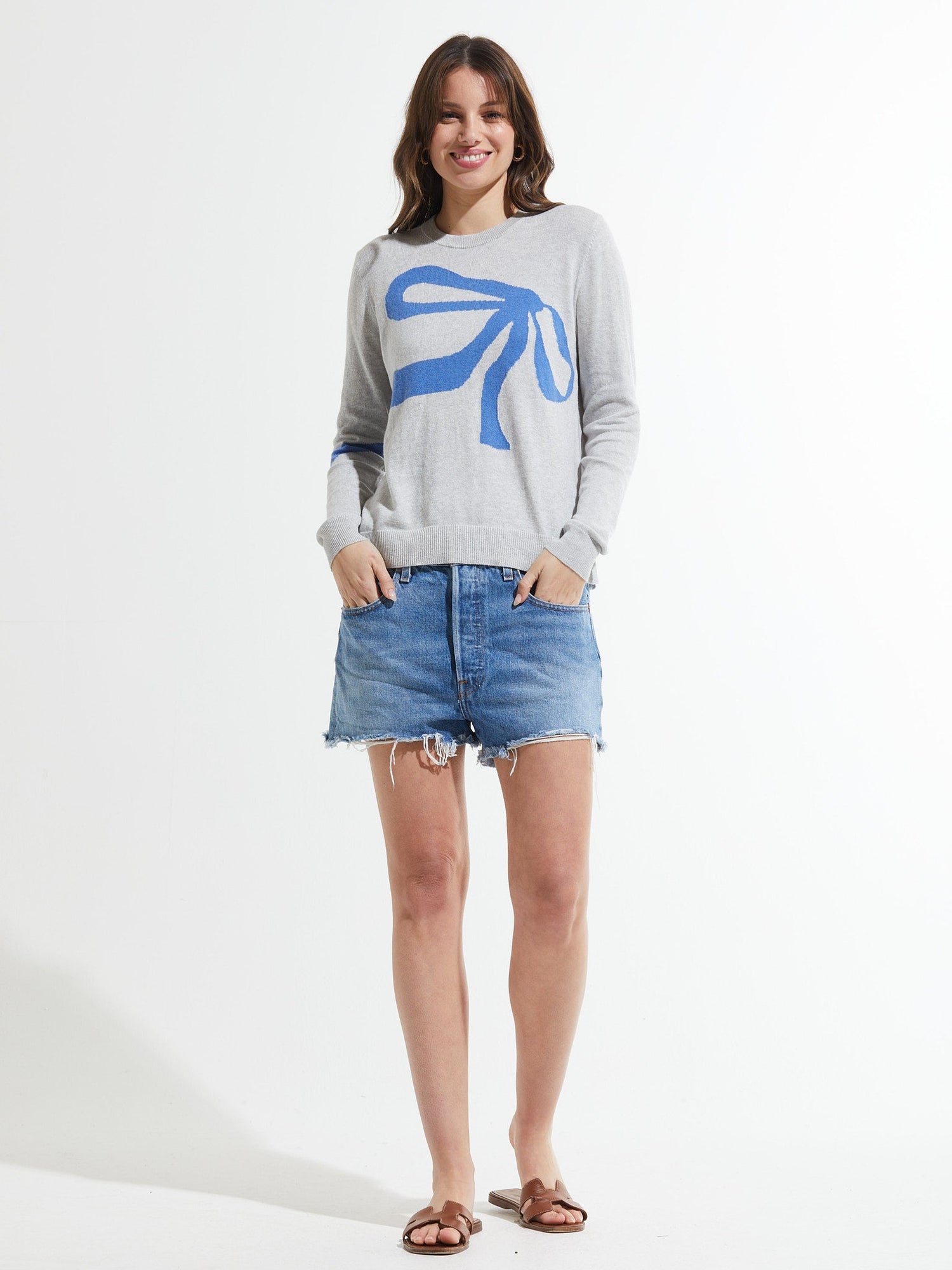 Zaket&amp; Plover | Bow Pull over Sweater