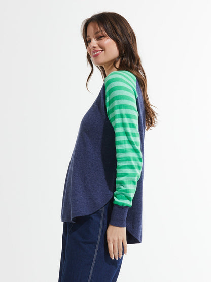 Zaket&amp; Plover | Pull over Color Amd Stripe Swe