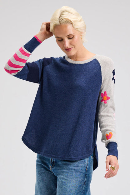 Zaket&amp; Plover | Po Stripe Sleeve Sweater