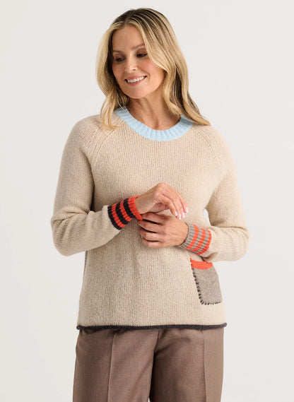 Studio Pop Sweater in Fawn