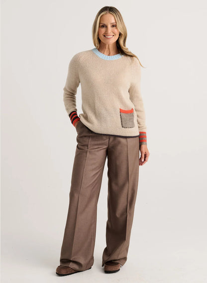 Studio Pop Sweater in Fawn